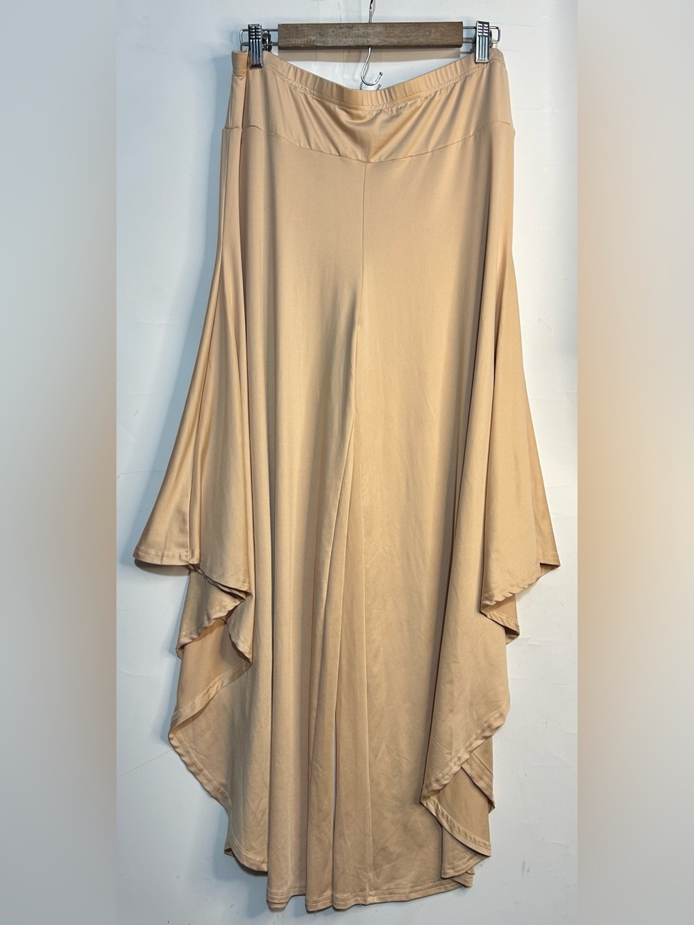 Handkerchief Hem Wide Leg Palazzo Pants XXL